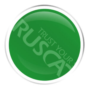 Green badge with "Truscada" and "Trust Your" text for Northern Ireland dental practice branding.