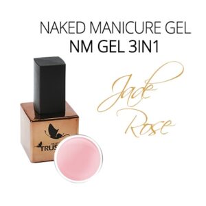 Naked Manicure Gel Nail Polish in Jade Rose shade, TruCada Northern Ireland, for professional gel nails, long-lasting manicure, and trendy nail art designs.