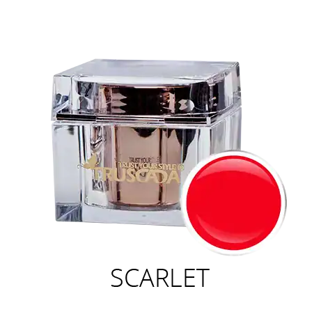 Luxurious Truscada skin care cream jar with elegant design, emphasizing skincare solutions and beauty.