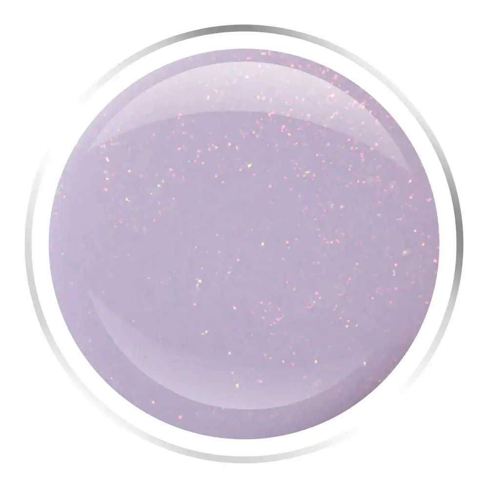 Bright purple nail polish with iridescent glitter, perfect for trendy Nail Art and gel nails in Northern Ireland.